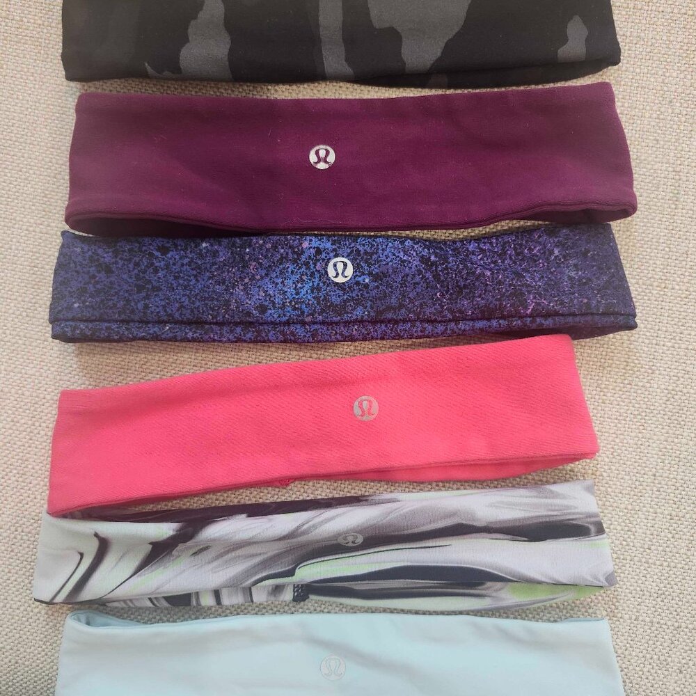Set of lululemon and athleta headbands